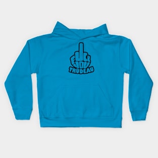 Fu*k Y0u Trudeau merch Kids Hoodie